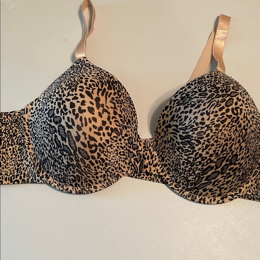 Leopard Print Underwire Bra 40D NWT